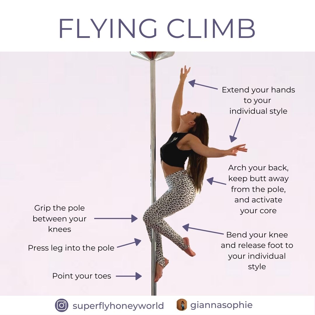 Pole Trick Tutorial: Flying climb