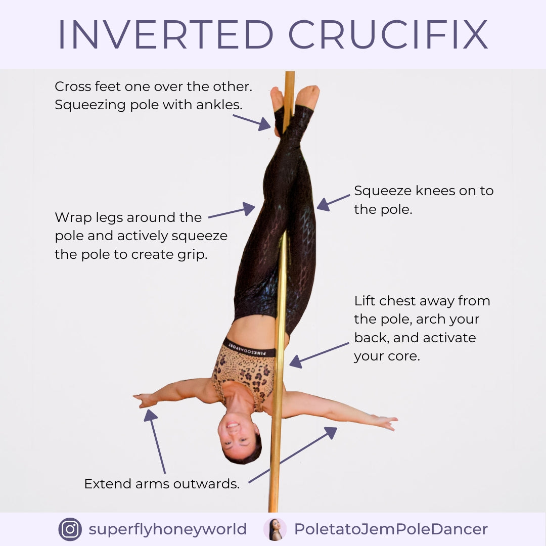 Pole Trick Tutorial: Inverted Crucifix