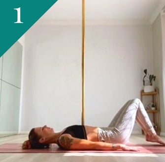 Pole Fitness Exercise: Floor Jade Strengthening with Wrist Warm Ups
