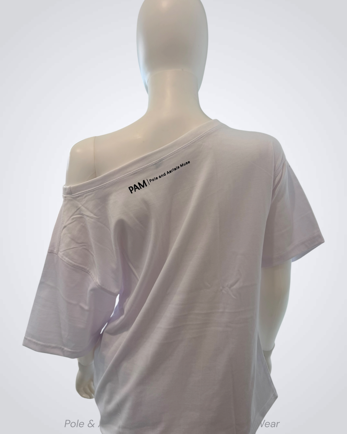 PAUL Manifesto t-shirt in Cloud Dancer for studio and off pole wear