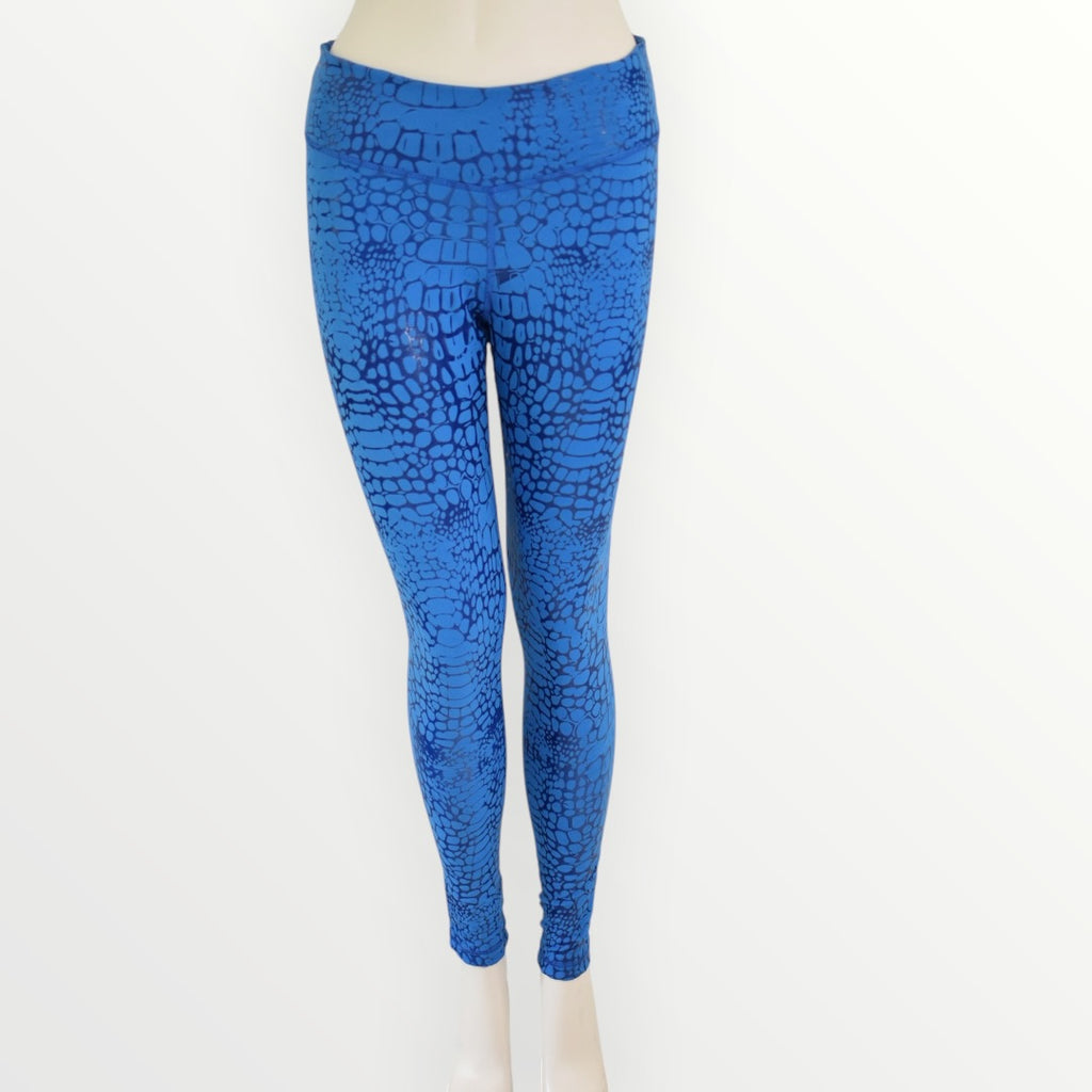 Crest Ankle Leggings - Abyss - Apex Crocodile