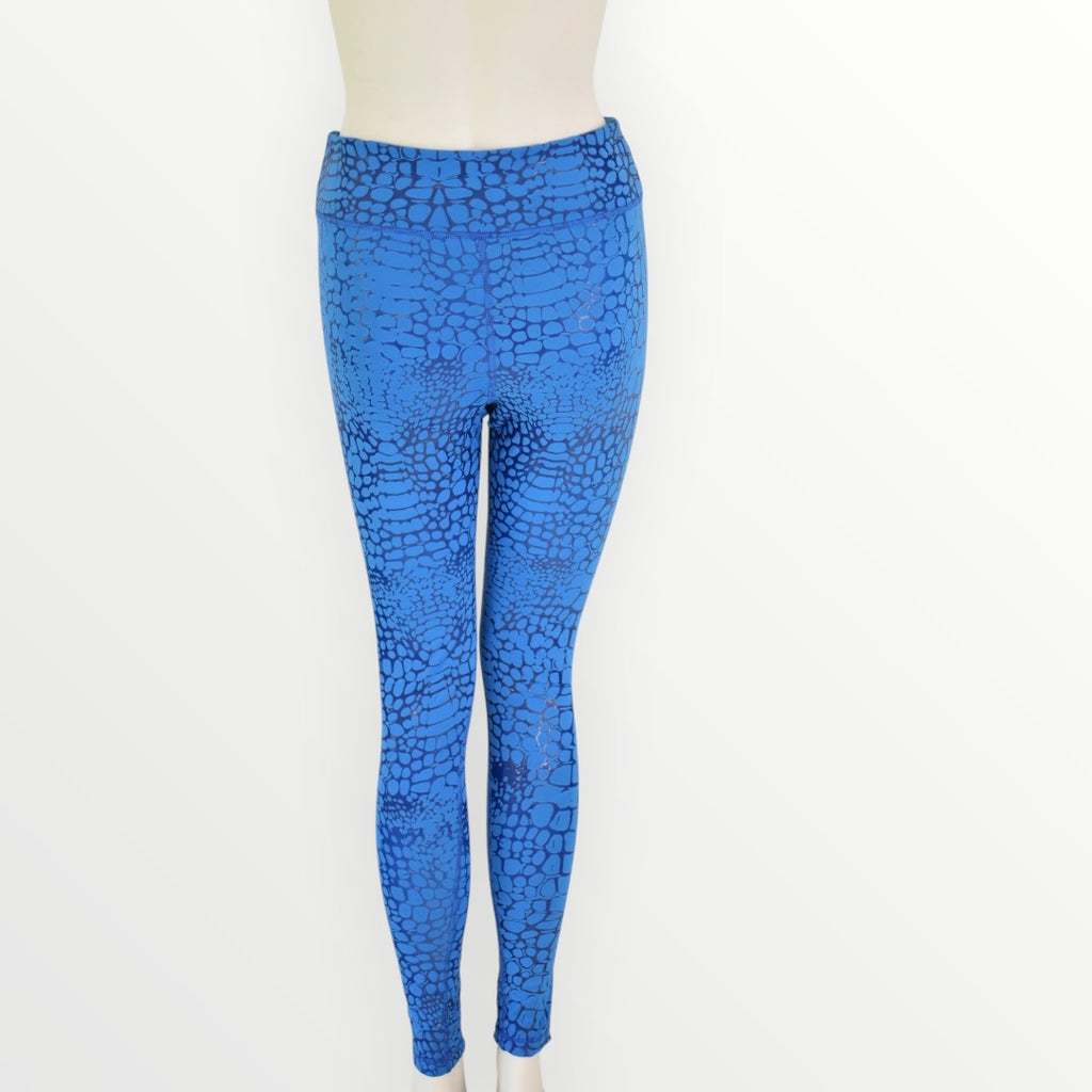 Crest Ankle Leggings - Abyss - Apex Crocodile