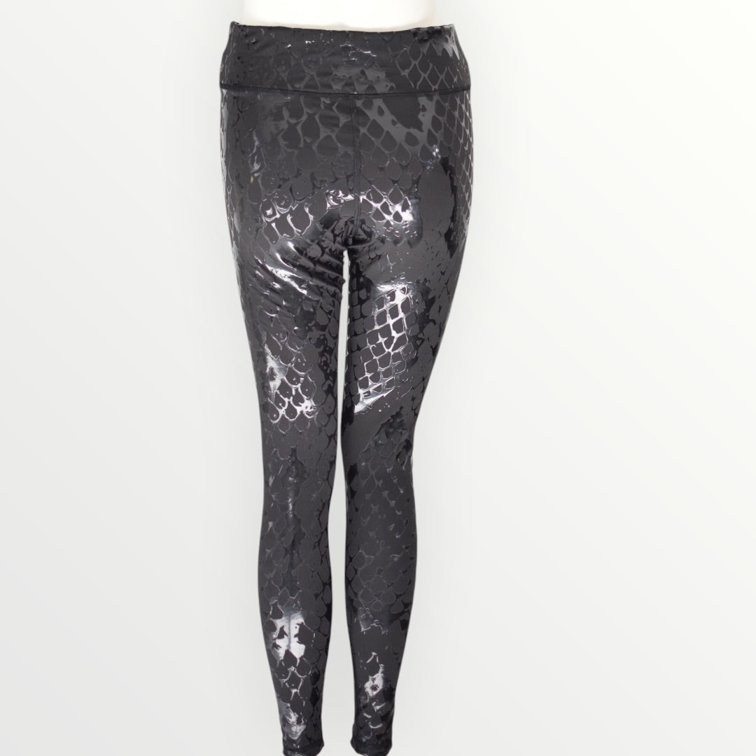 Crest Ankle Leggings - Obsidian - Venom Snakeskin