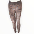Crest Ankle Leggings - Coffee Bean - Prowl Leopard
