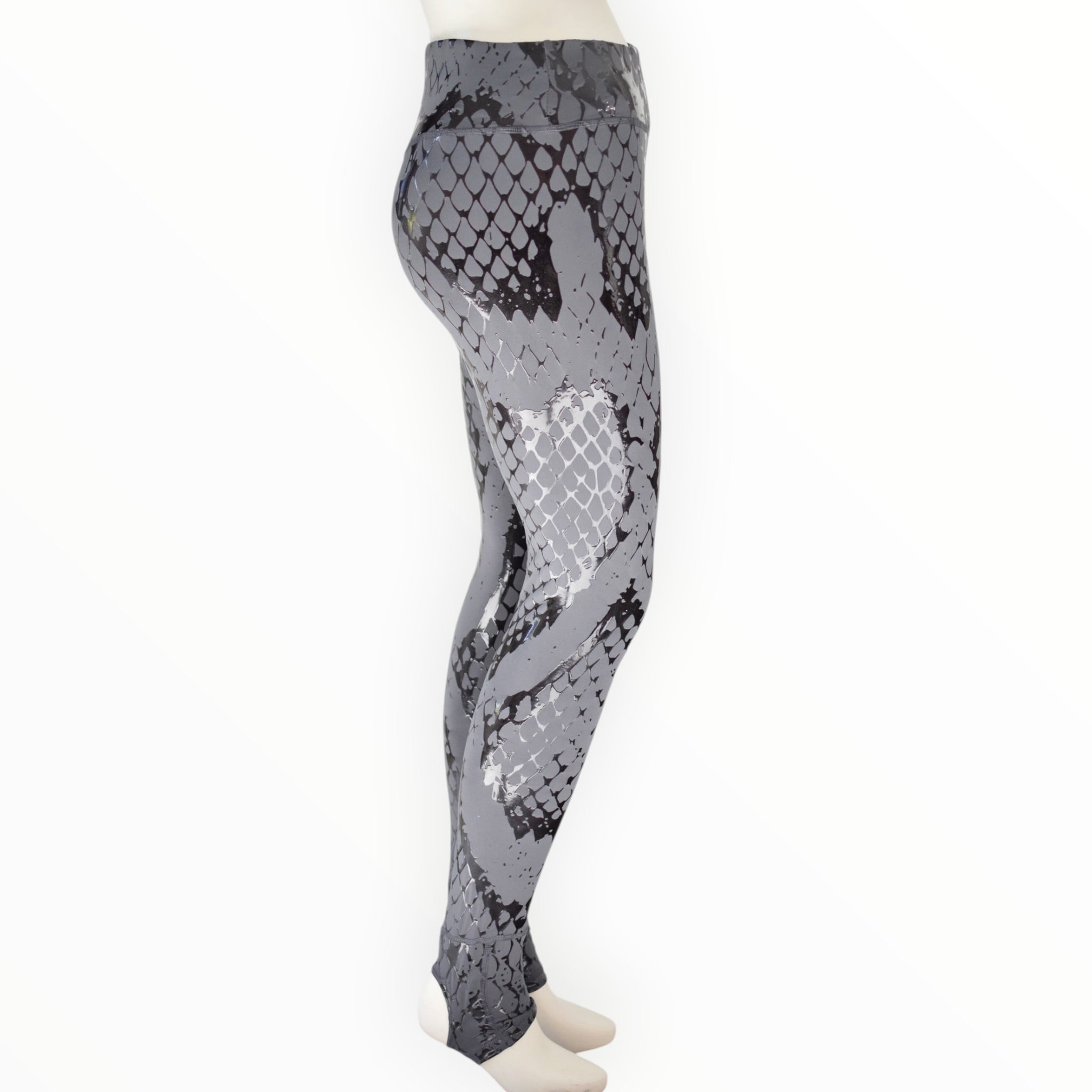 Canopy Anchor Leggings - Storm Charcoal - Venom Snakeskin