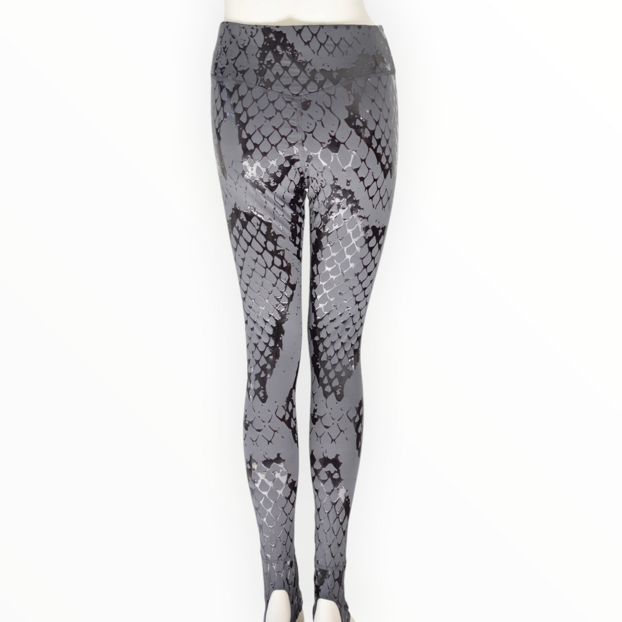 Canopy Anchor Leggings - Storm Charcoal - Venom Snakeskin