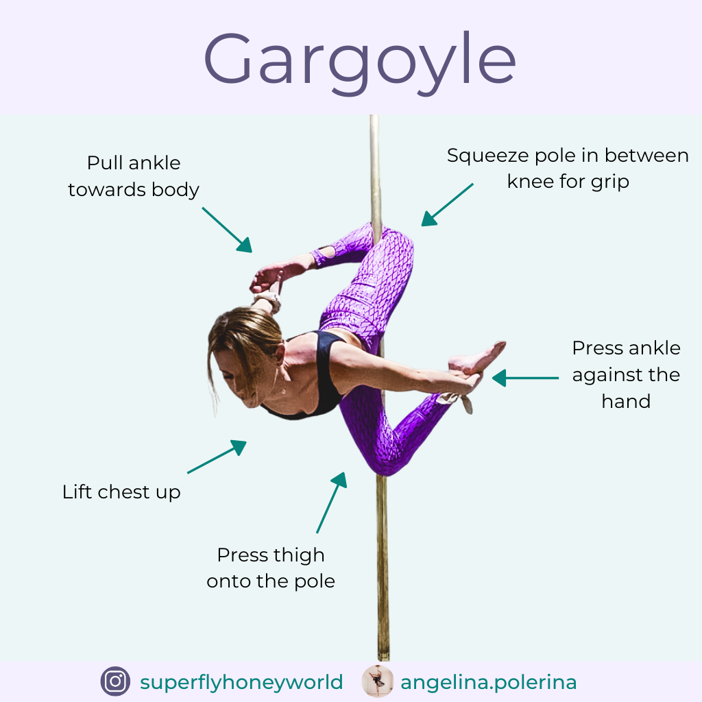 Pole Trick Tutorial: Gargoyle - Super Fly Honey Sticky Pole Wear