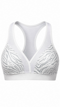 Stealth Sports Bra - Cloud Dance - Liquid Zebra