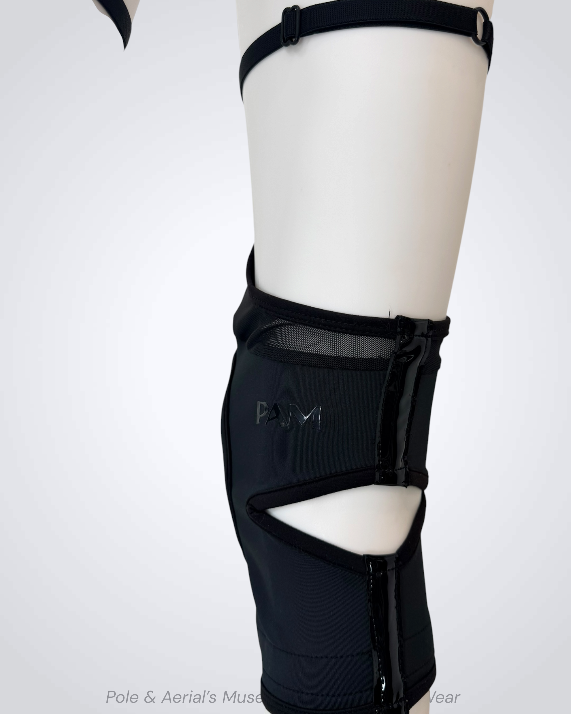 Floor Garter Pads - Obsidian - Solid