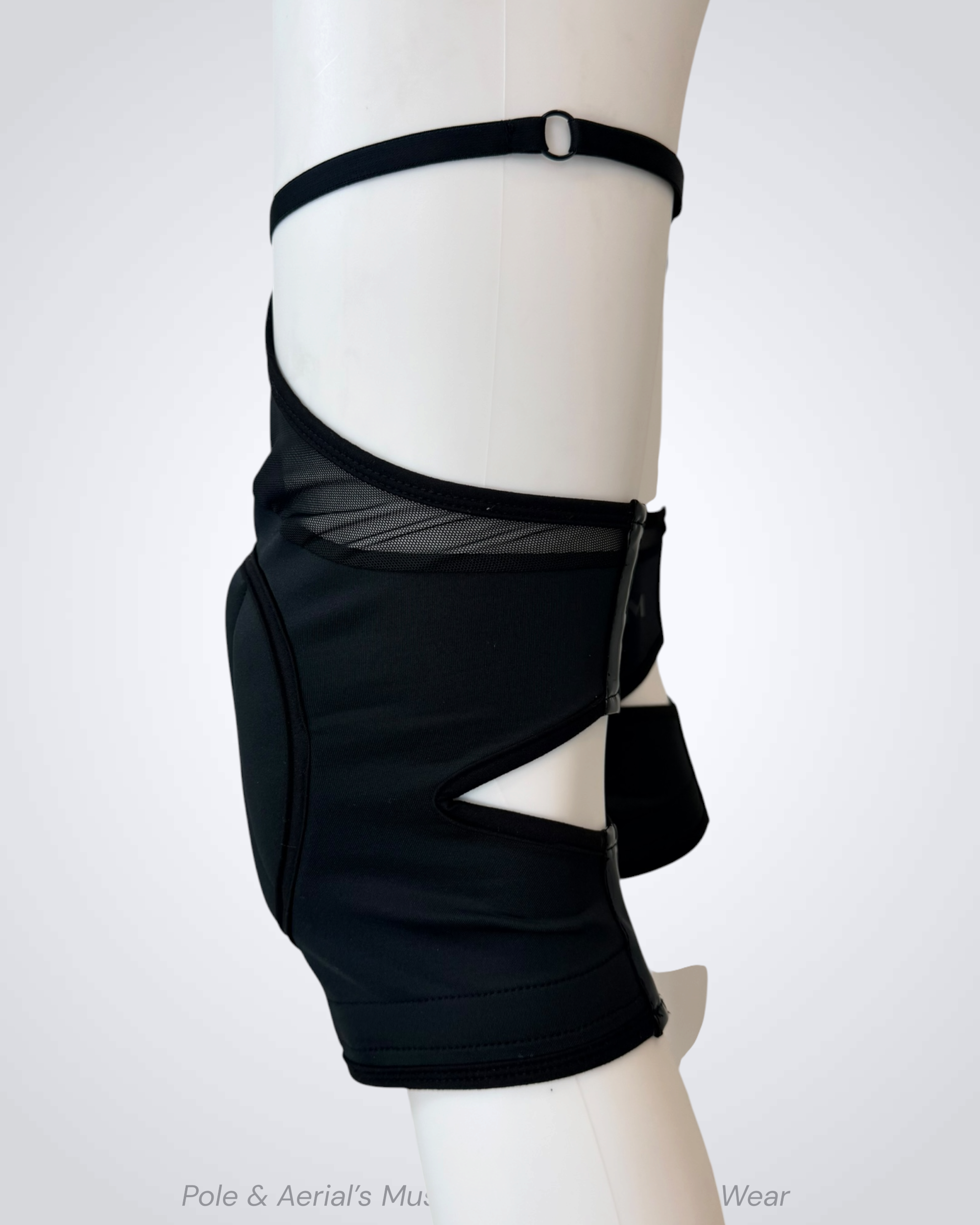 Floor Garter Pads - Obsidian - Solid