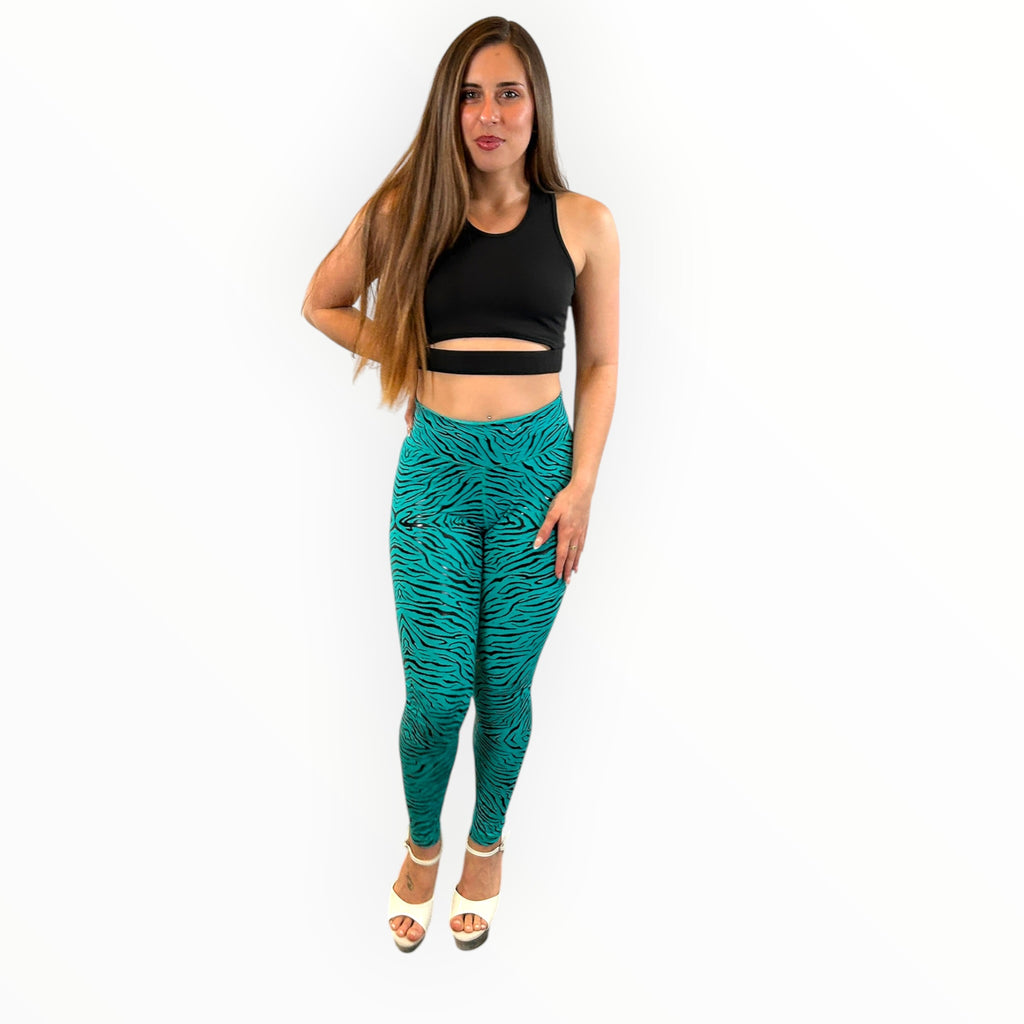 Crest Ankle Leggings - Alexandrite - Liquid Zebra