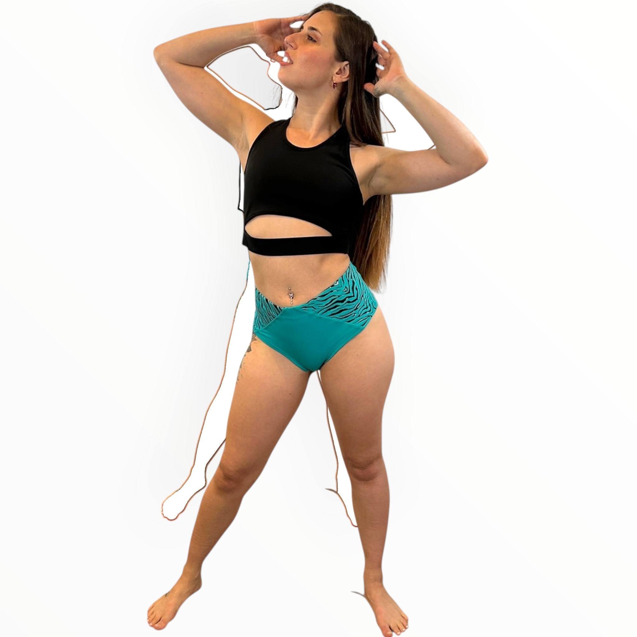 Strike Bottoms Shorts - Alexandrite - Liquid Zebra
