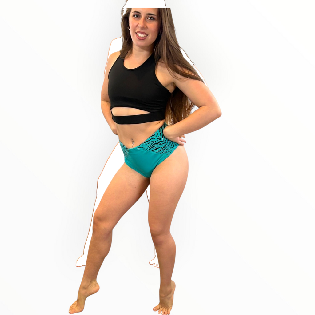 Strike Bottoms Shorts - Alexandrite - Liquid Zebra