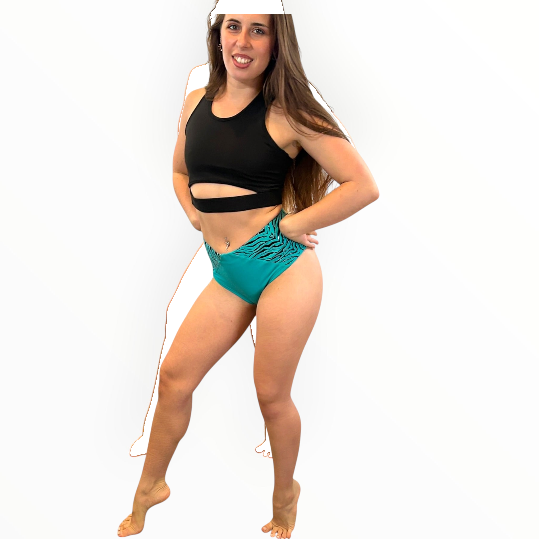 Strike Bottoms Shorts - Alexandrite - Liquid Zebra
