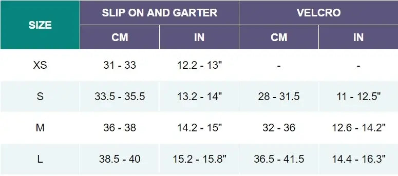 Sticky Garter Knee Pads