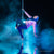 pole dancer in sfh sticky fishnet leggings in blue sea