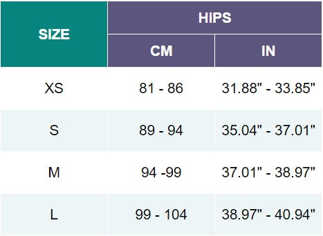 sfh classic bottom size chart