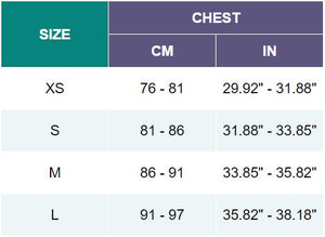 sfh classic bodysuit size chart