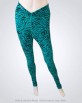 Siren Ankle Leggings - Alexandrite - Liquid Zebra
