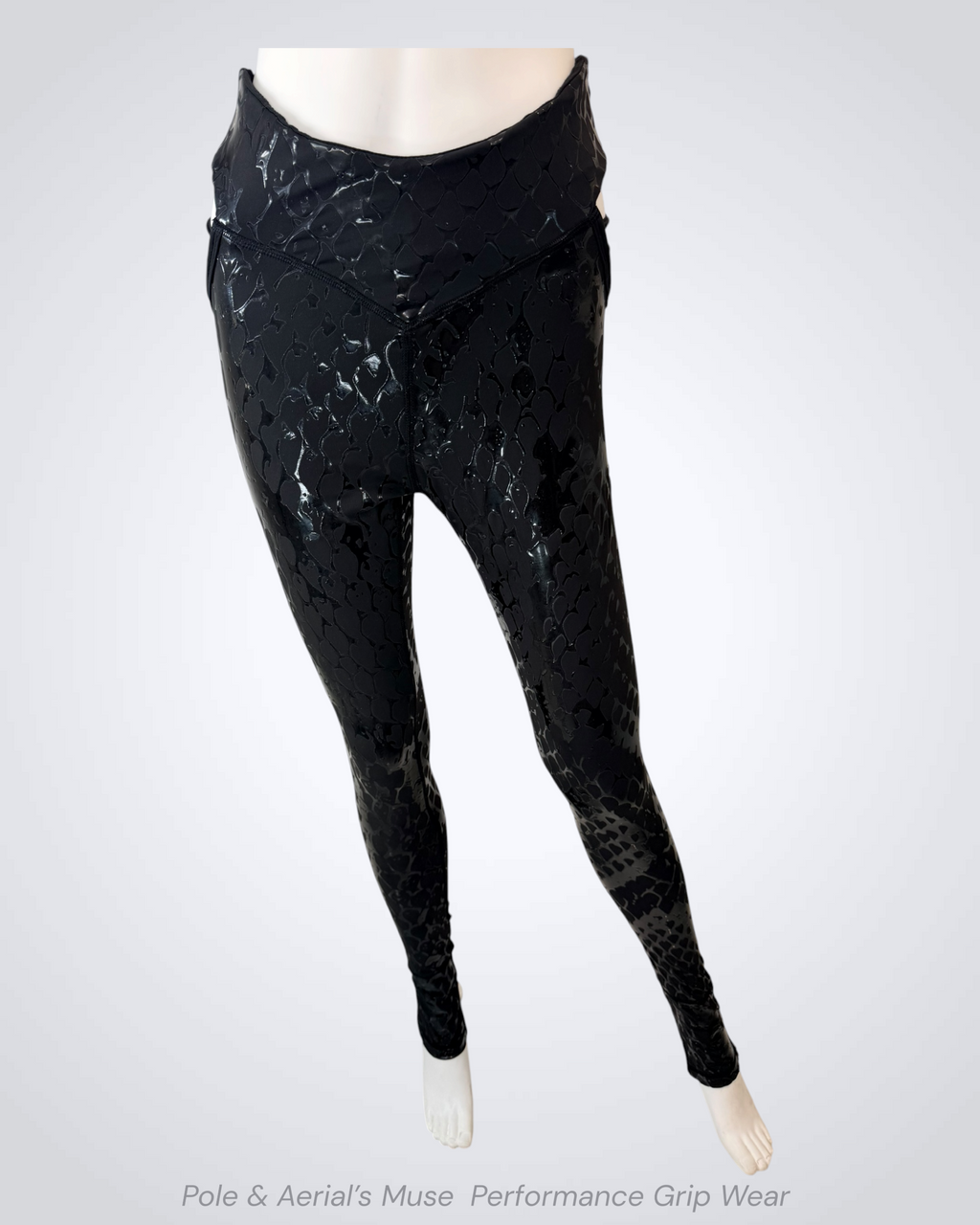 Lure Anchor Leggings - Obsidian - Venom Snakeskin