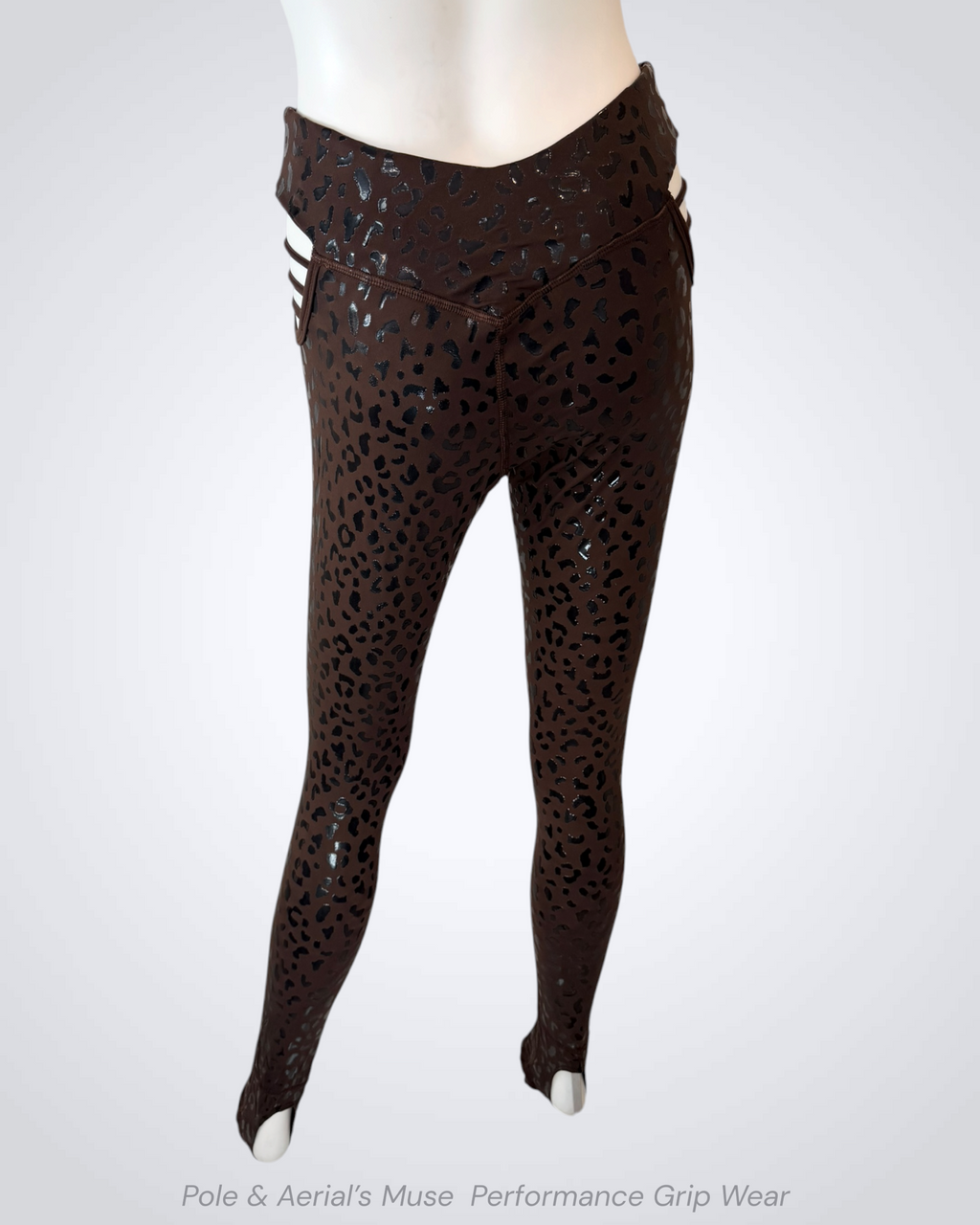 Lure Anchor Leggings - Coffee Bean - Prowl Leopard