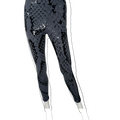 Pulse Ankle Leggings - Storm Charcoal - Venom Snakeskin