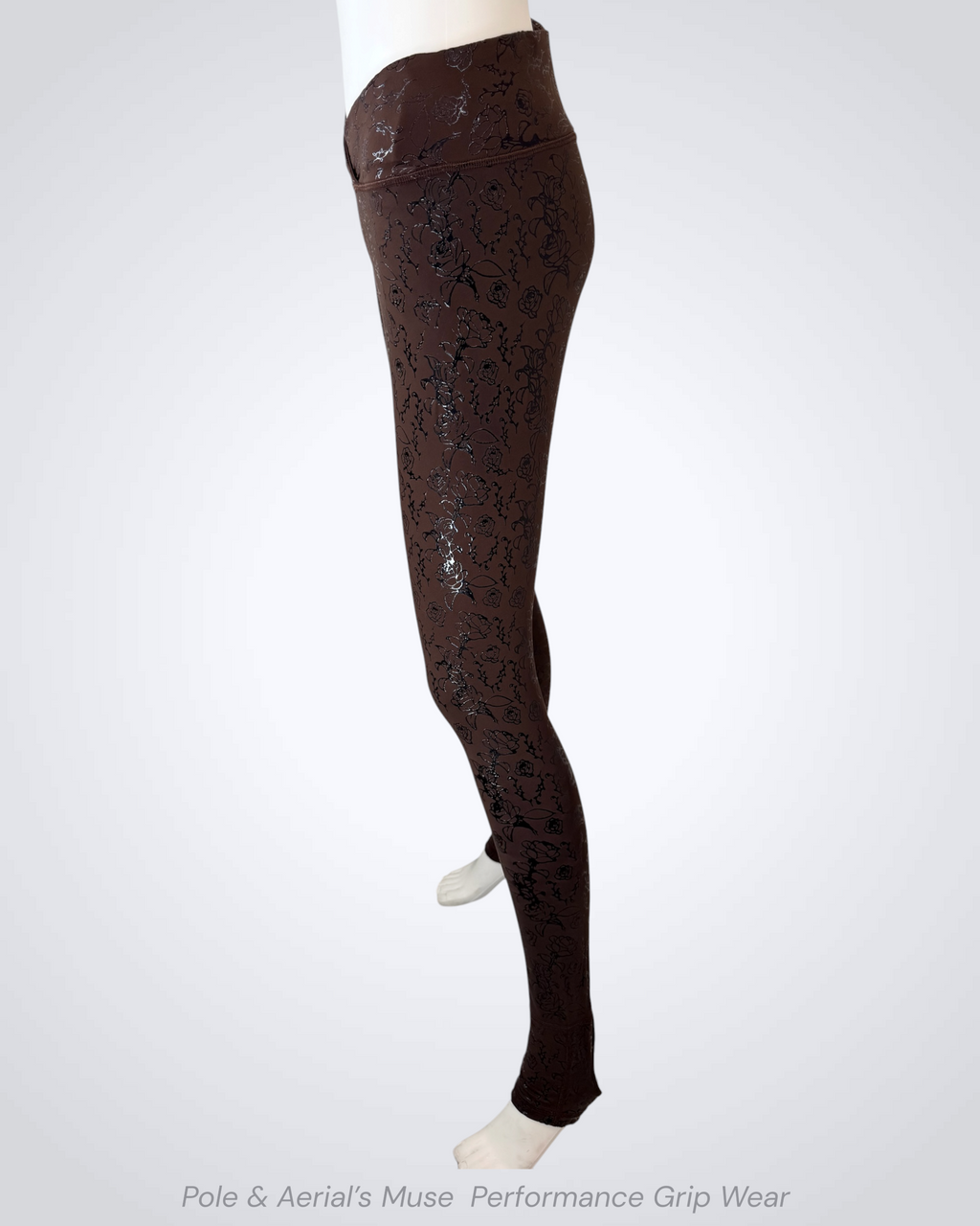 Siren Leggings - Coffee Bean - Shadow Bloom