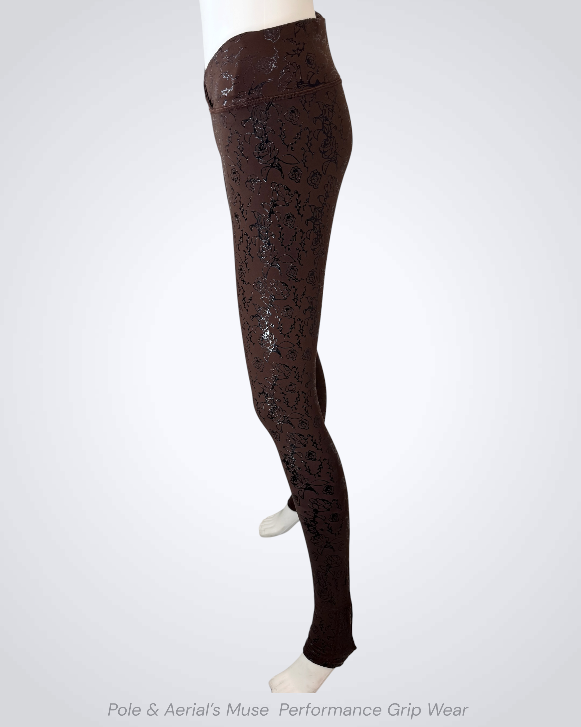 Siren Leggings - Coffee Bean - Shadow Bloom