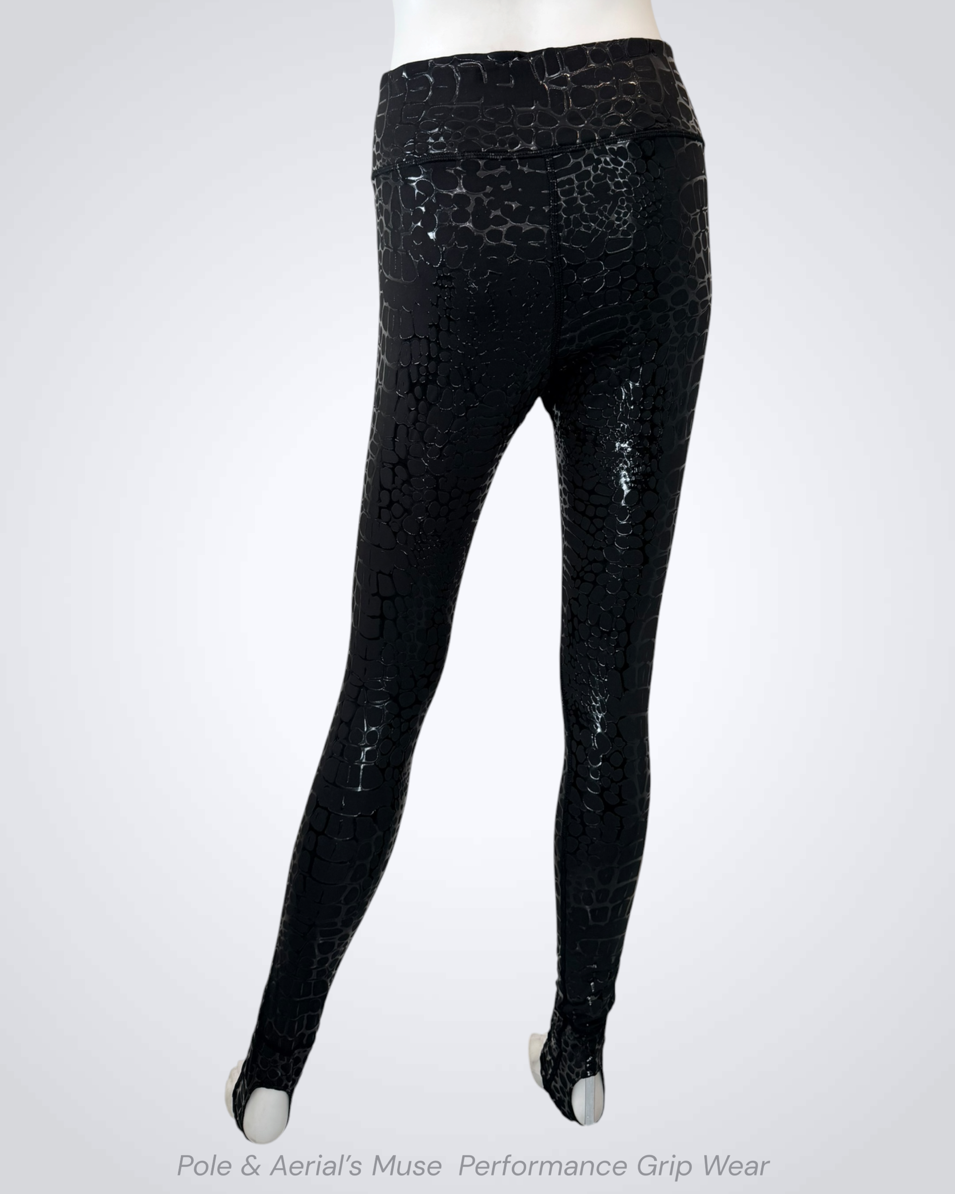 Siren Leggings  Obsidian - Apex Crocodile