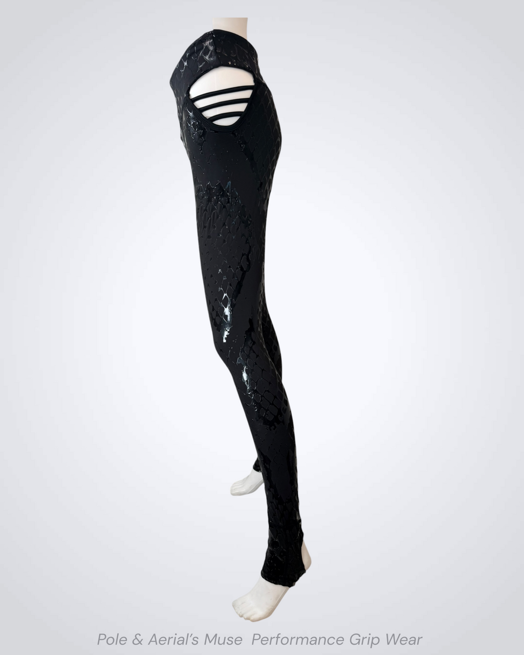 Lure Anchor Leggings - Obsidian - Venom Snakeskin