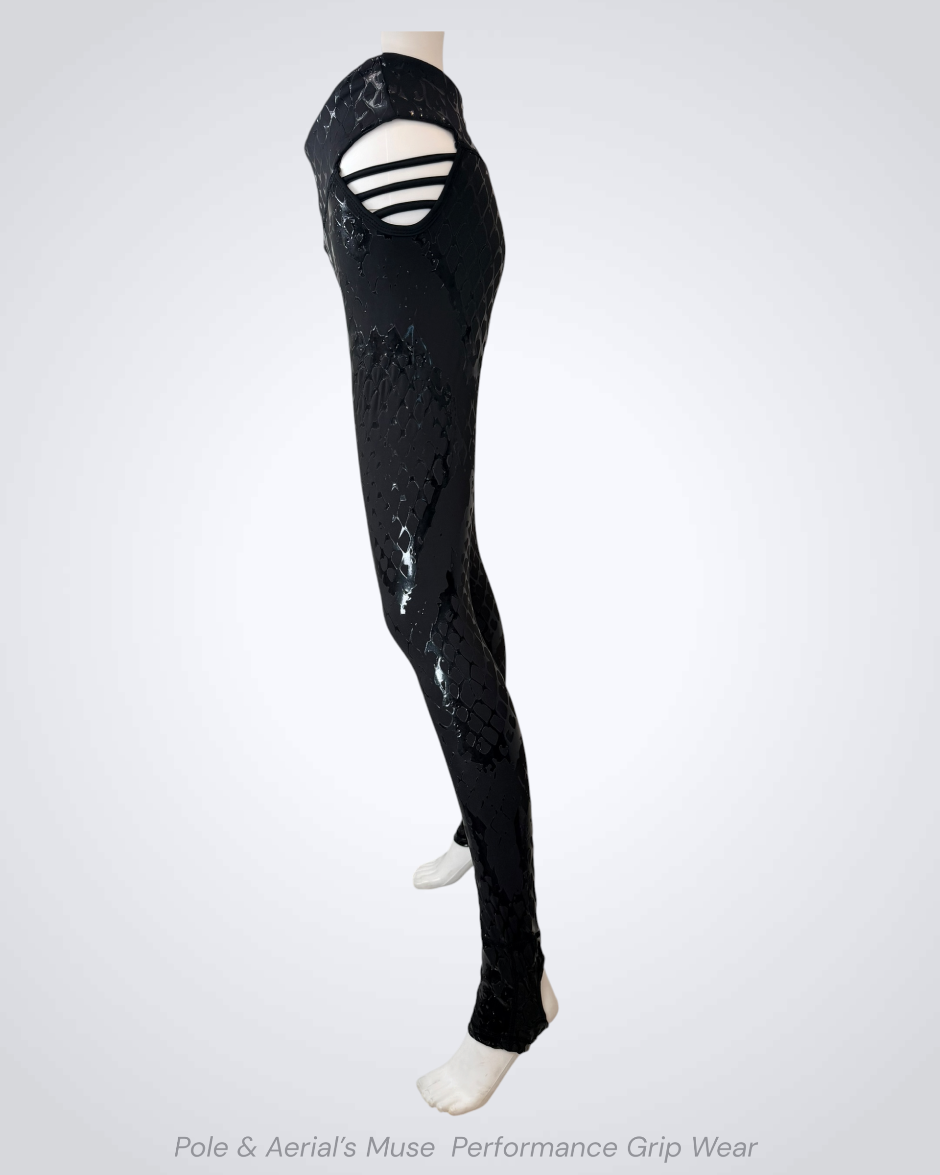 Lure Anchor Leggings - Obsidian - Venom Snakeskin