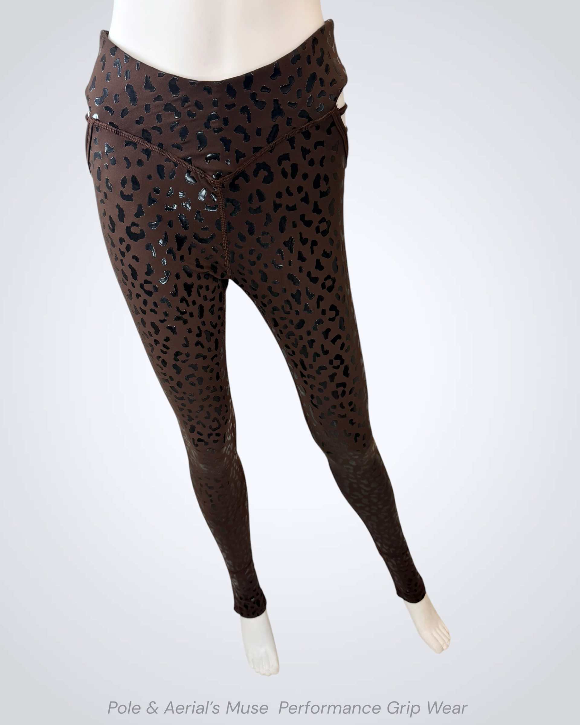 Lure Anchor Leggings - Coffee Bean - Prowl Leopard