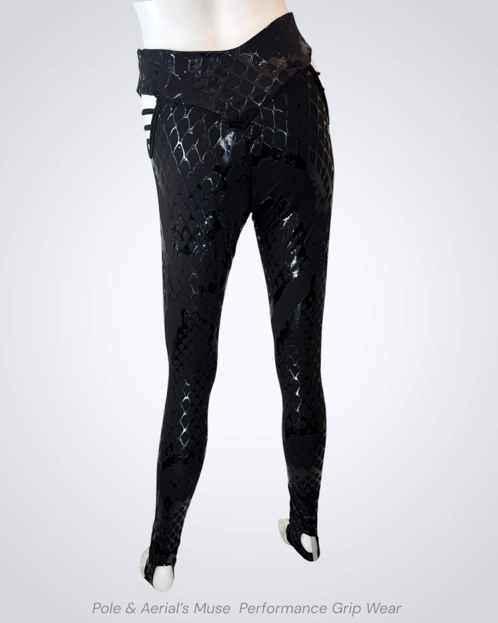 Lure Anchor Leggings - Obsidian - Venom Snakeskin