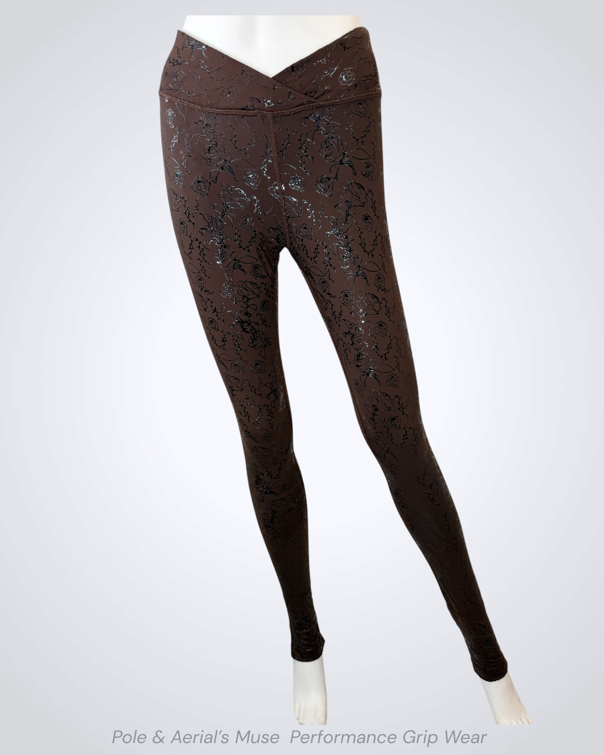 Siren Leggings - Coffee Bean - Shadow Bloom