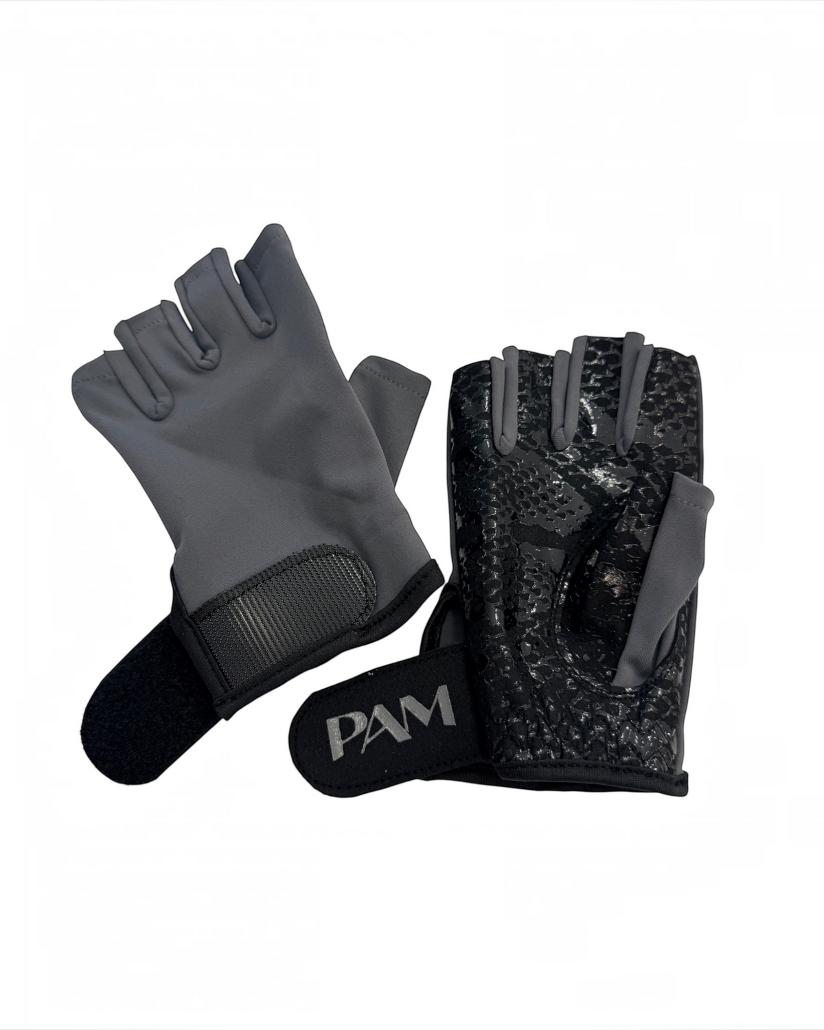 Talon grip gloves in Storm Charcoal snake print for pole dance