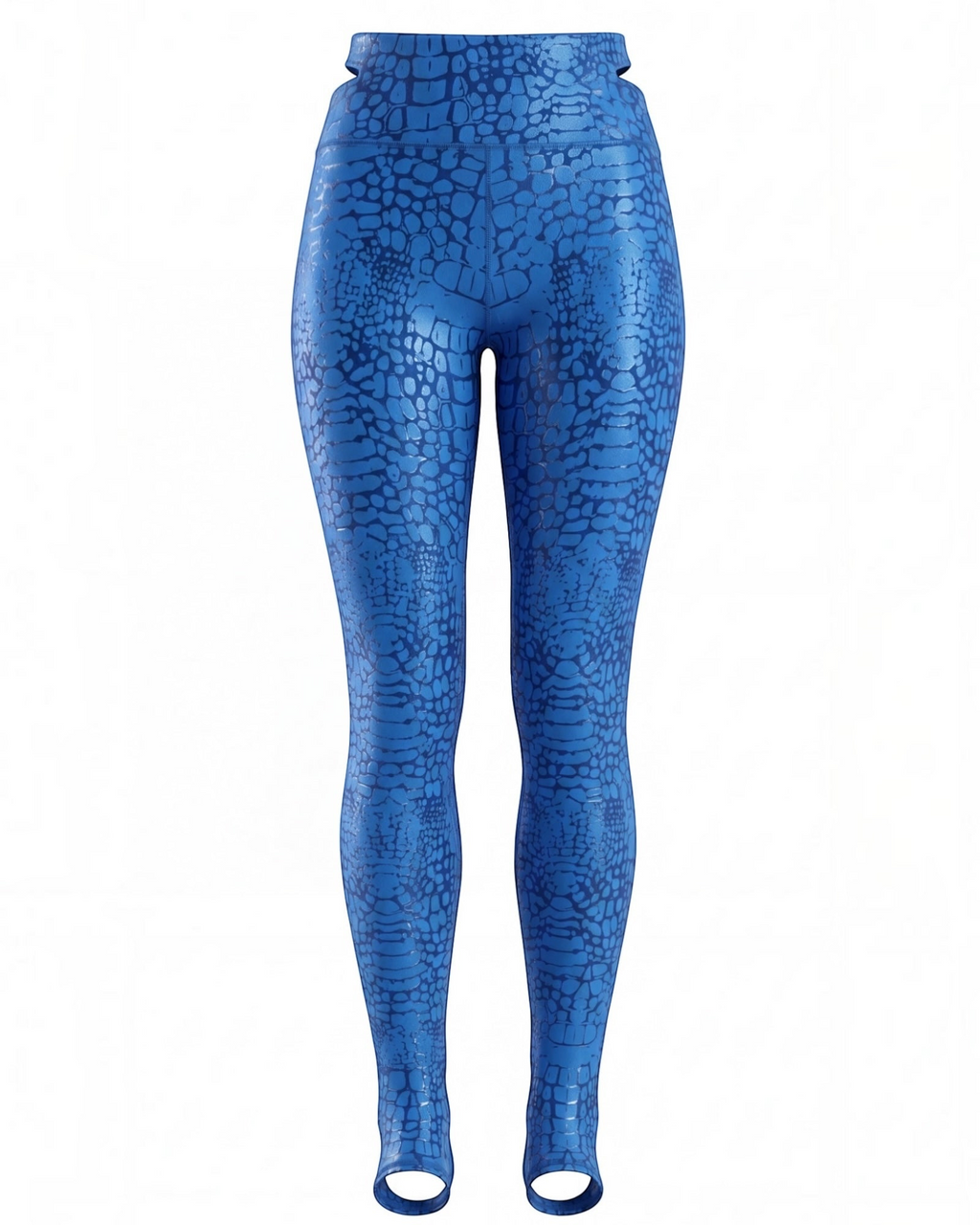 Super Fly Honey Predator Anchor stirrup leggings in Abyss croc print