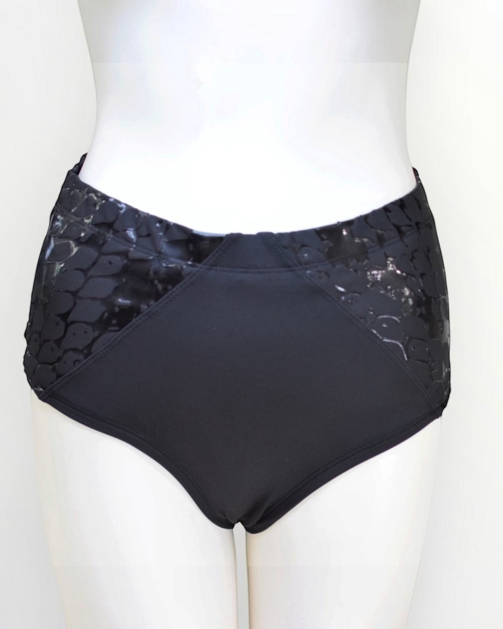 Pole dancer in black snakeskin Strike grip shorts