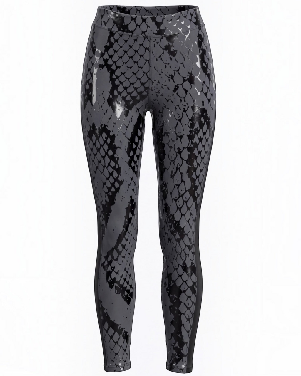 Super Fly Honey Pulse Ankle grip leggings in charcoal snake print