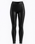Super Fly Honey Siren leggings in black crocodile print for pole