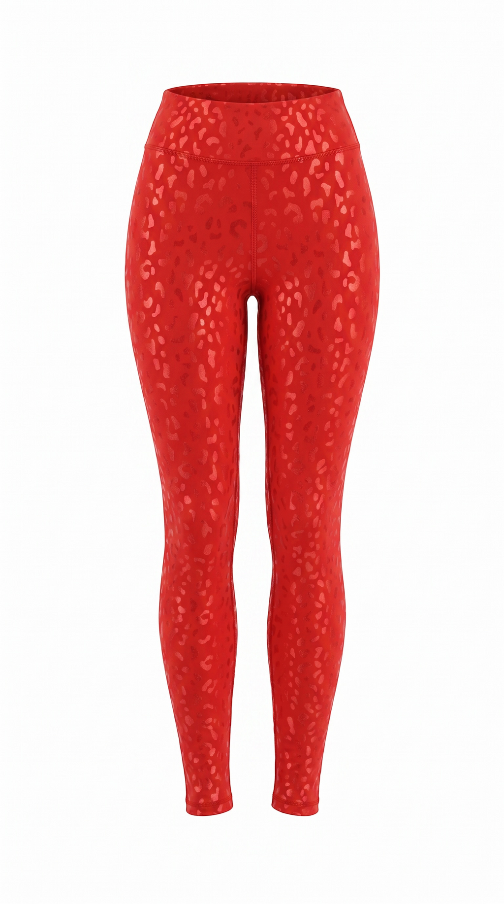 Canopy Anchor grip pole leggings with stirrup in Lava Flow leopard print