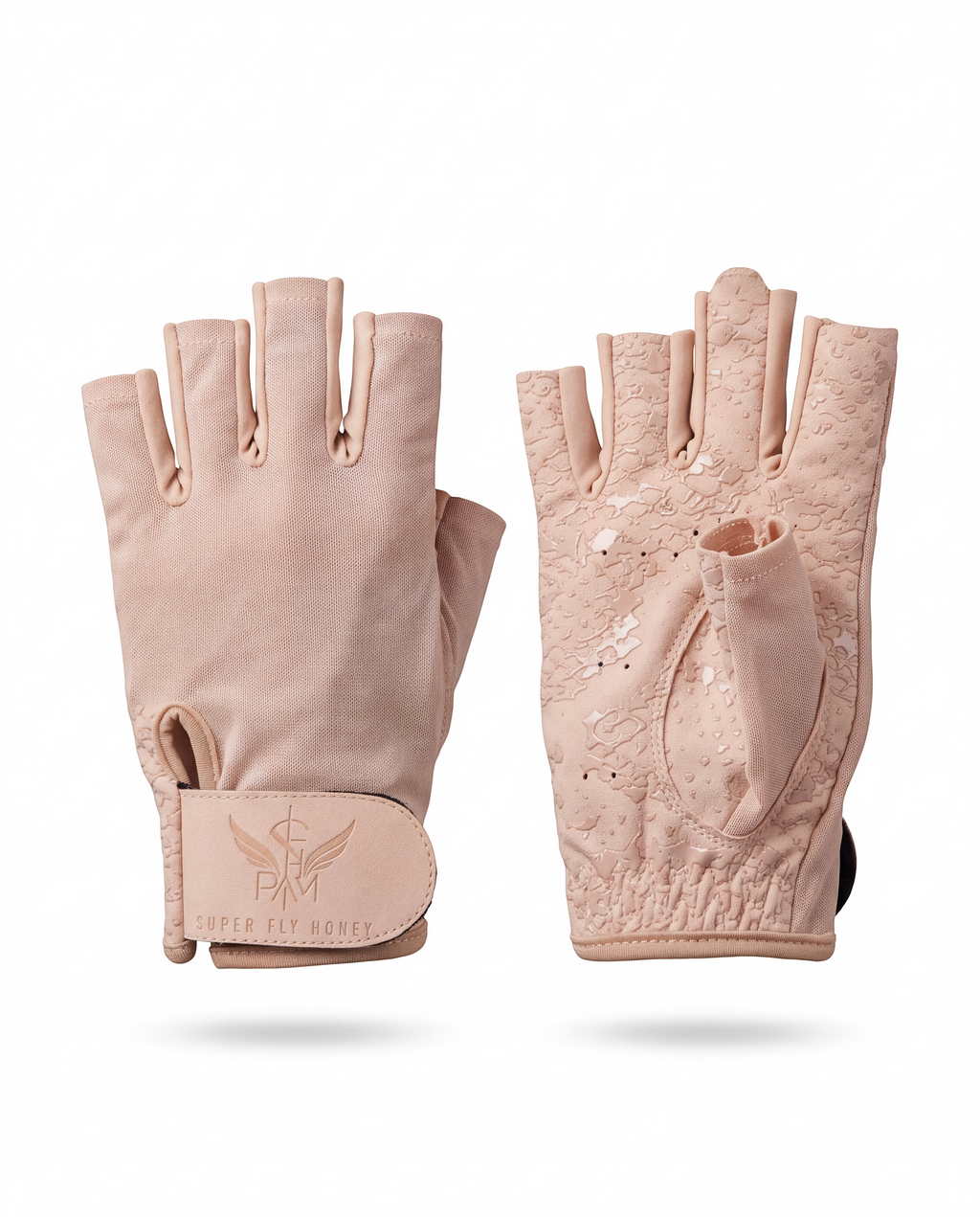 Second Skin nude mesh grip gloves
