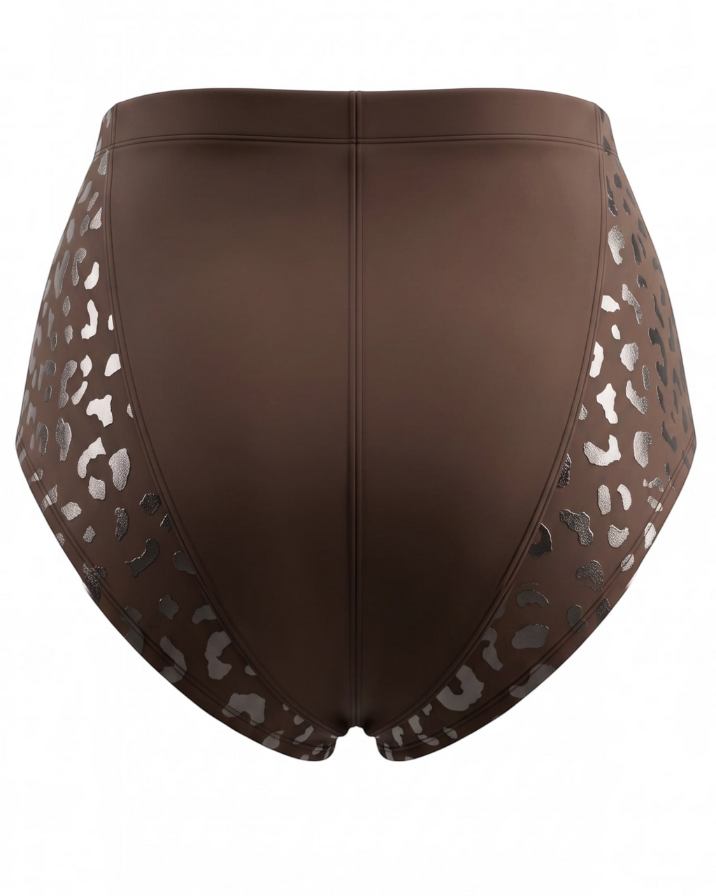 Leopard print grip shorts with silicone seat for pole sits and hip locks