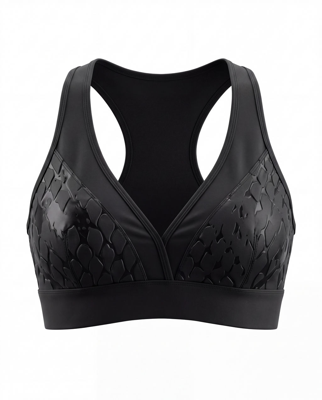 Stealth Sports Bra - Obsidian - Venom Snakeskin
