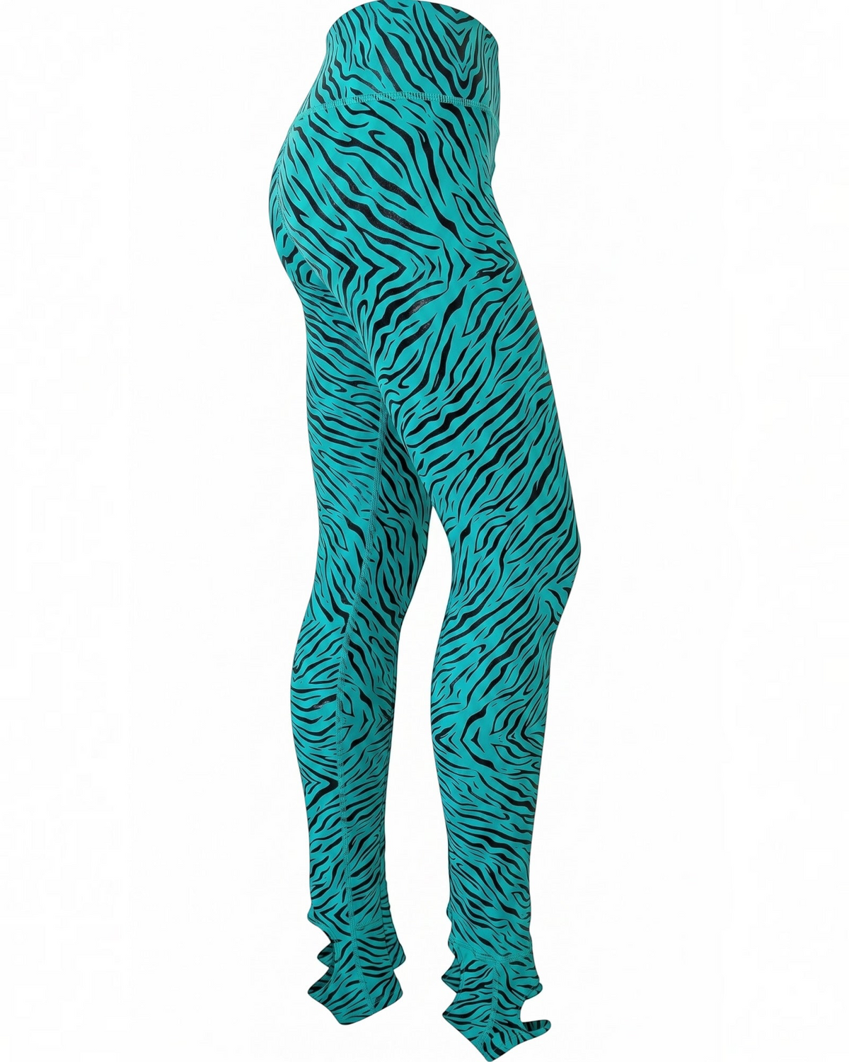 Teal pole leggings with silicone grip for climbs and floorwork