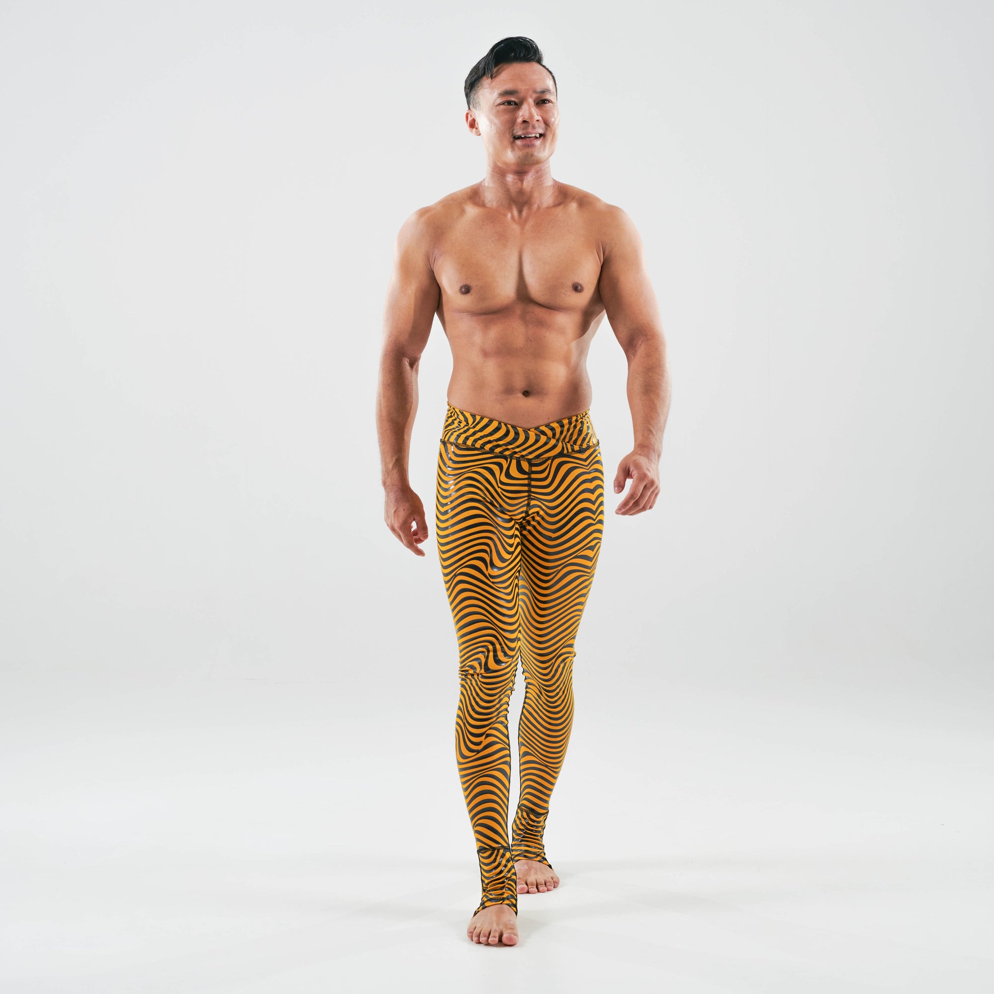 pole dancer in sticky hypnotic in mustard