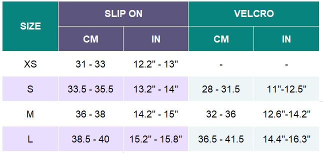 Pole Wear Size Guide