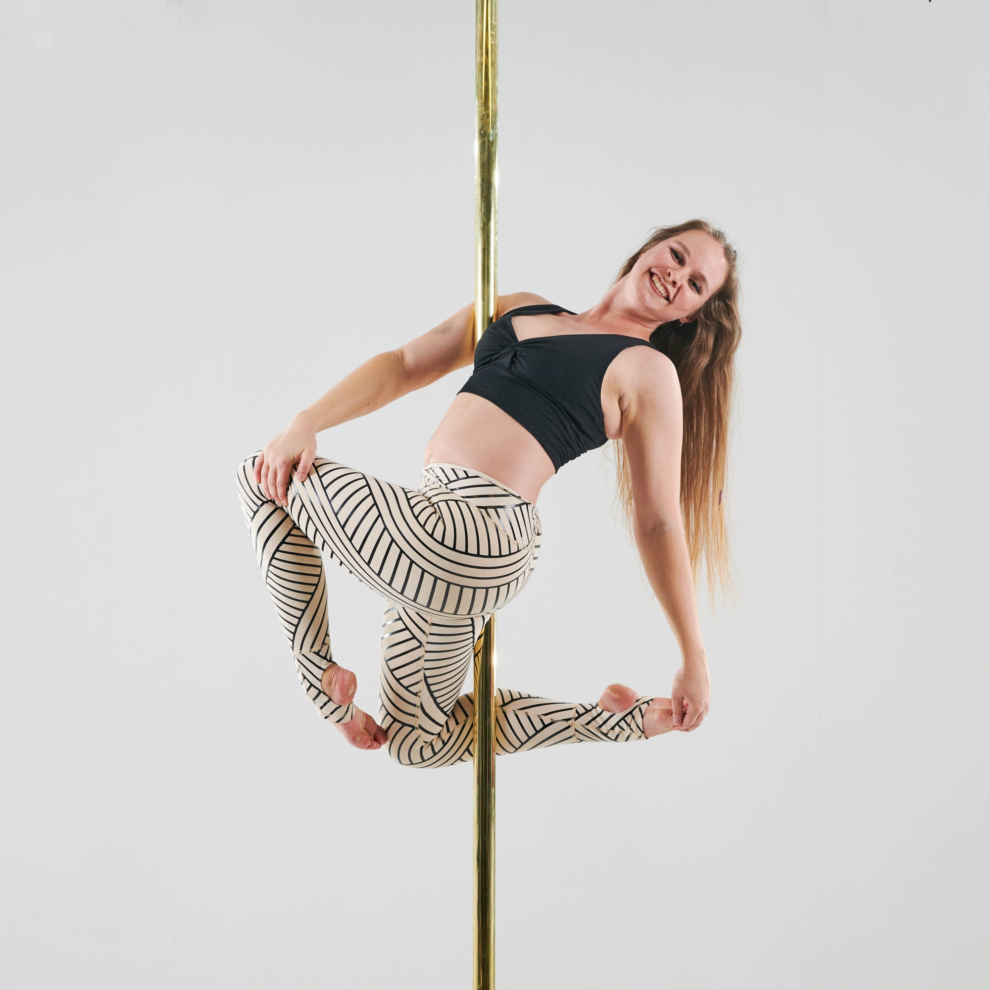 Auburn Pole Dance Sticky Grip Scrunch Strong Hourgrip Hourglass Leggings -   Canada